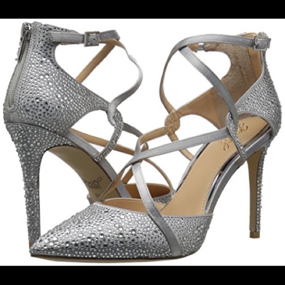 Jewel Badgley Mischka Alivia II Jeweled Heel